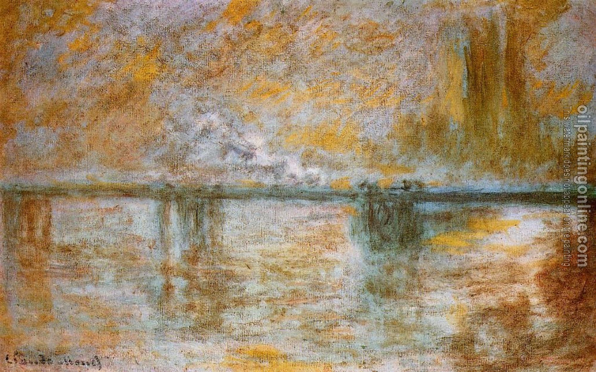 Monet, Claude Oscar - Charing Cross Bridge